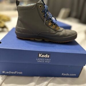 Keds Gray High-Top Sneakers